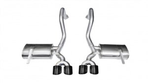 Chevrolet Corvette Performance Exhaust - Rear - CORSA Performance - Axle-Back Xtreme - Black - `97-`04